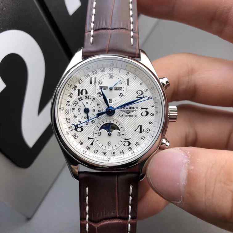 浪琴八针月相复刻表价格-细节图4