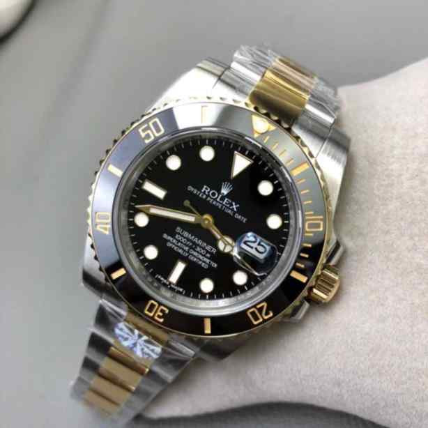 AR厂家劳力士高仿间金黑水鬼-细节图4