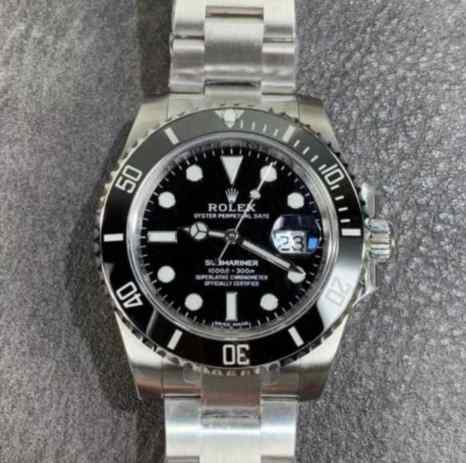 N厂青春黑水鬼多少钱_折叠扣_蓝宝石镜面_N厂_41mm_潜航者