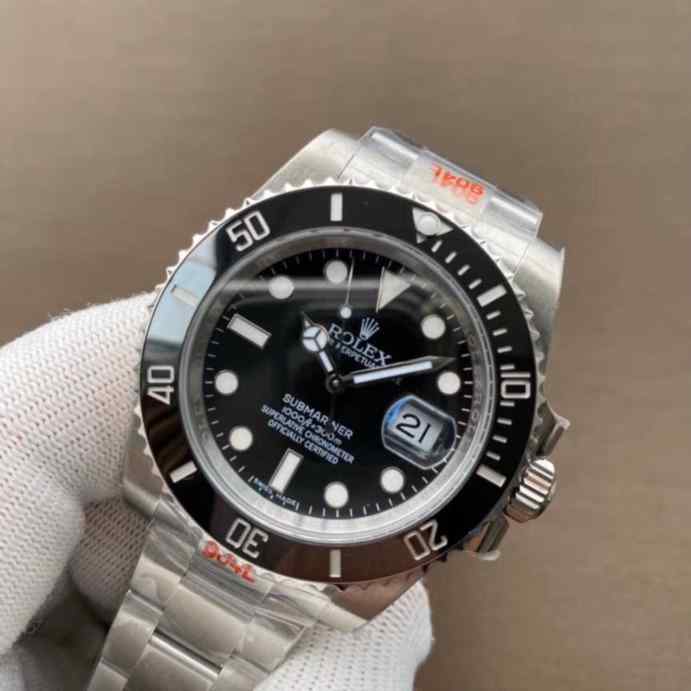 劳力士黑水鬼n厂v10s机芯-细节图3