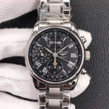 jf厂浪琴八针月相_八针月相_40MM