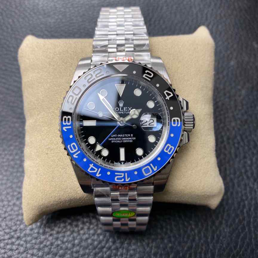 劳力士格林尼治jf_蓝宝石镜面_钢带_蓝黑圈口_劳力士_42mm