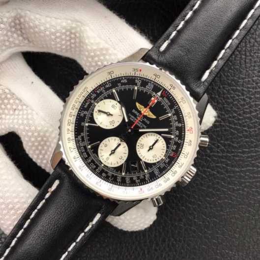 jf厂百年灵玫瑰金手表-细节图2