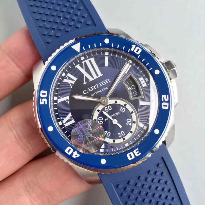 卡地亚卡历博高仿机械表-细节图2