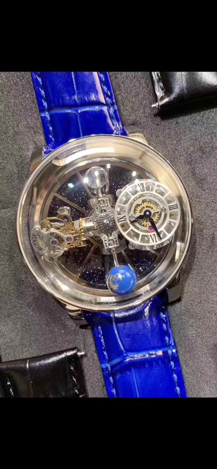 捷克豹天体陀飞轮高仿微商-细节图1