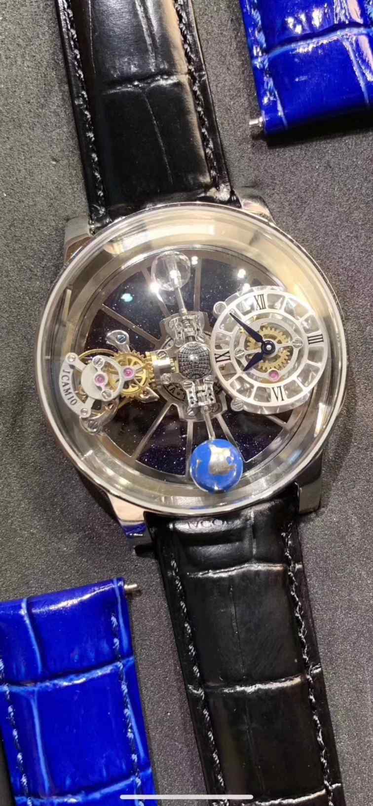 捷克豹天体陀飞轮高仿微商-细节图2