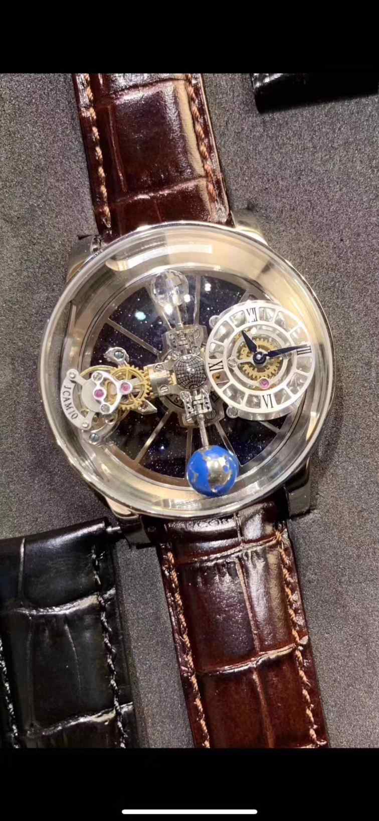 捷克豹天体陀飞轮高仿微商-细节图3