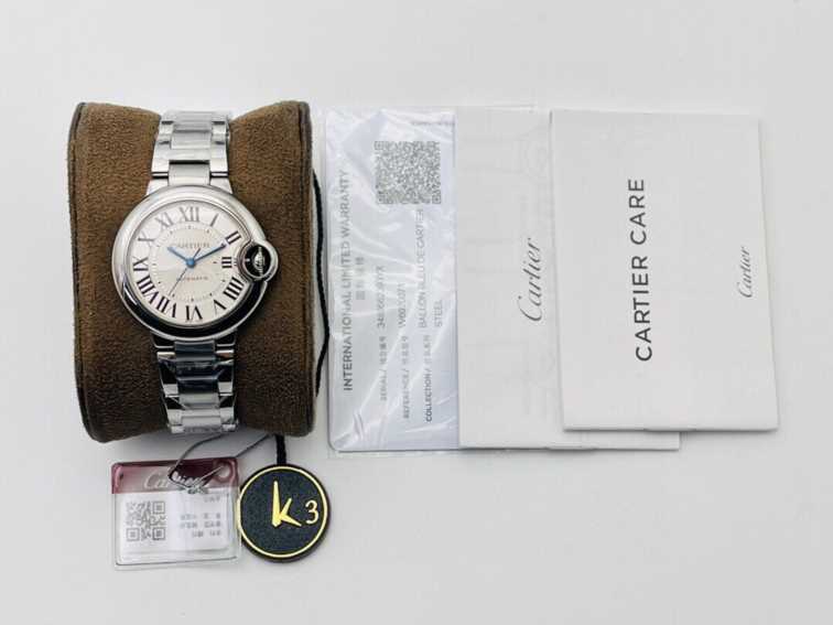 复刻卡地亚黑面蓝气球_316精钢_蓝宝石境面_卡地亚