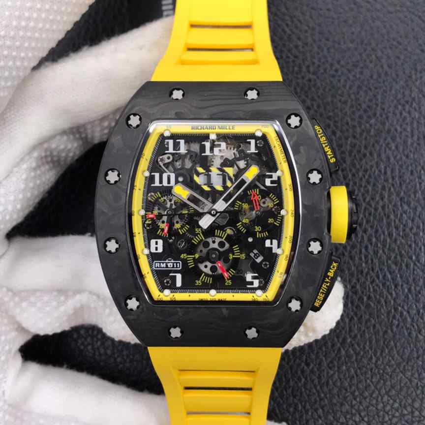 精仿理查德_陀飞轮机芯_男款_蓝宝石镜面_KV厂_RM011