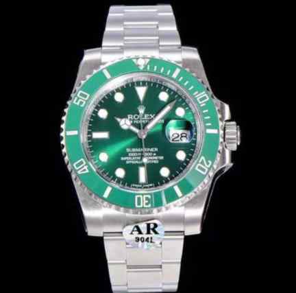 劳力士绿水鬼复刻cL5_劳力士 _904蚝式精钢 _蓝宝石镜面 _潜航者 _11661LV绿鬼