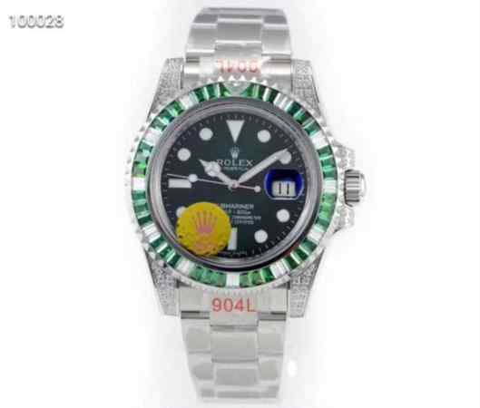 绿水鬼男表精仿_自动上链 _潜航者_劳力士 _尺寸40mm _11661LV绿鬼
