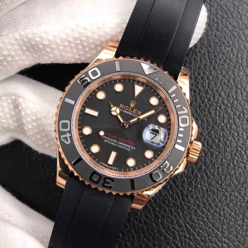 n劳力士金游艇名仕手表-细节图3