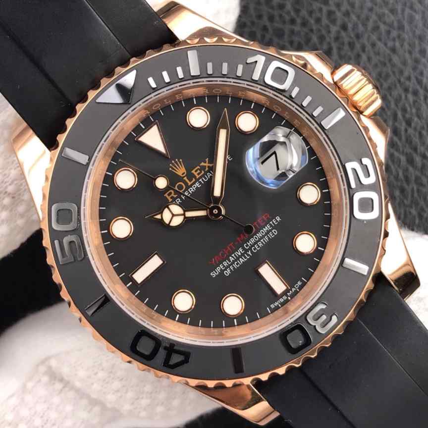 n劳力士金游艇名仕手表-细节图4