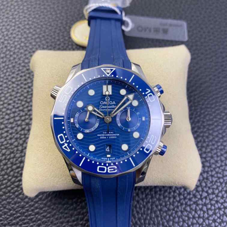 欧米茄海马300复刻表_42mm_最新版本_男款_自动上链_8800机芯