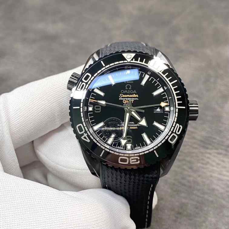 om厂v2海洋宇宙计时_43.5mm_蓝宝石镜面_316精钢_钢带_9300机芯