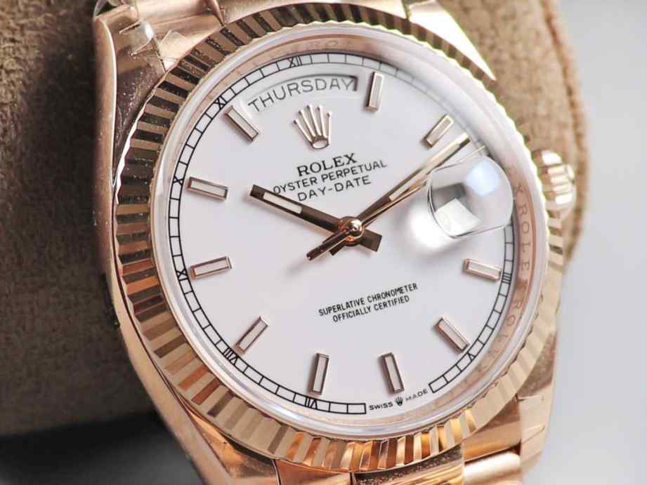 劳力士ew日志金表-细节图3