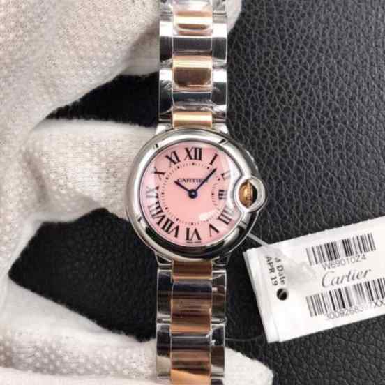 v628蓝气球_石英机芯_卡地亚_316精钢_28MM_蓝气球