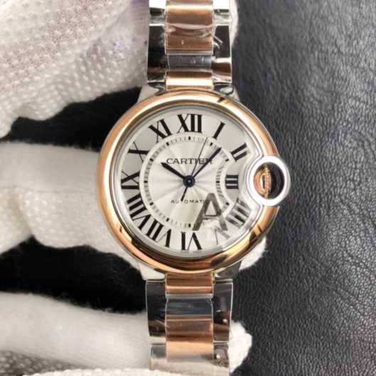 仿卡地亚女手表多少钱_蓝宝石境面_316精钢_玫瑰金