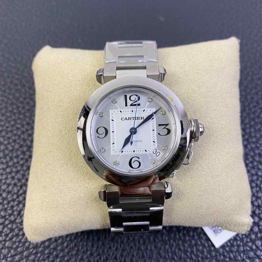 v9卡地亚帕莎41_自动上链_35mm_卡地亚_316精钢_钢带