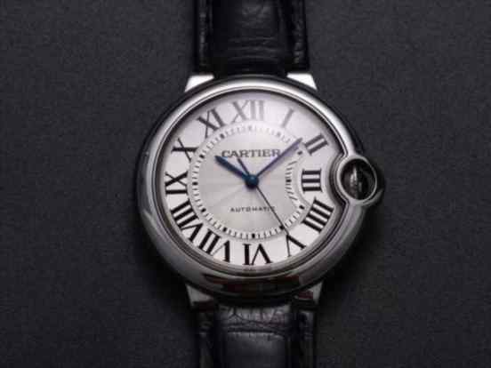 大号蓝气球 v9_白金款_男士_36mm_316精钢_ 男款