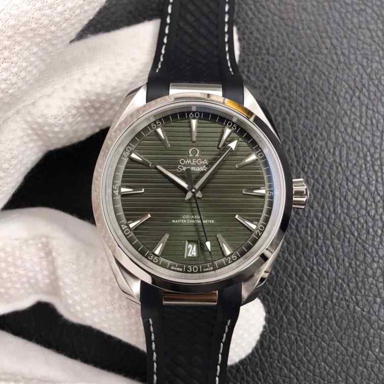 VS海马150白盘_自动上链_最新版本_欧米茄_34mm_316精钢