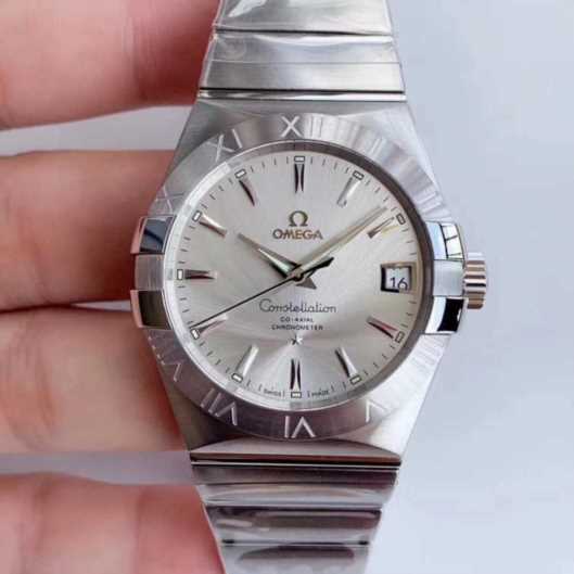 高仿欧米茄星座男表_星座_8500机芯_售后无忧_VS厂_皮带