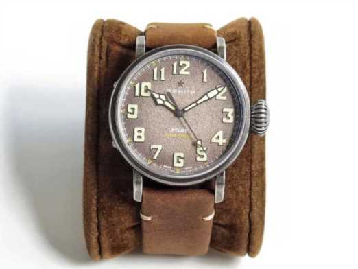 钛骑士复刻_316精钢_牛皮_真力时