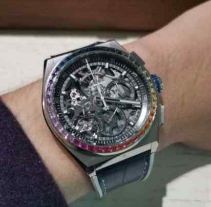 真力时复刻女表-细节图7