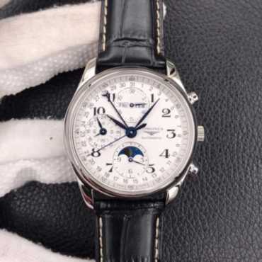 复刻浪琴月相四针蓝-细节图1