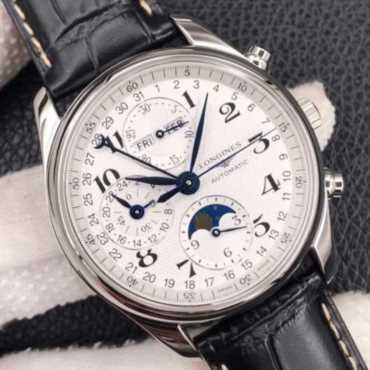 复刻浪琴月相四针蓝-细节图4