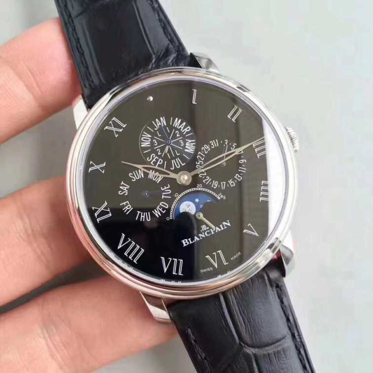 宝珀农历万年历复刻手表-细节图2