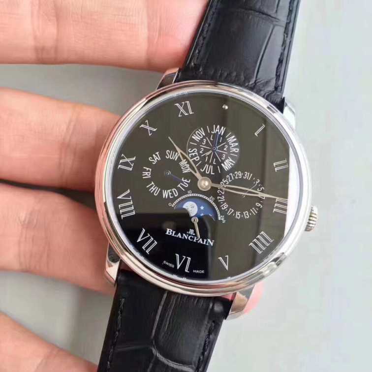 宝珀农历万年历复刻手表-细节图3