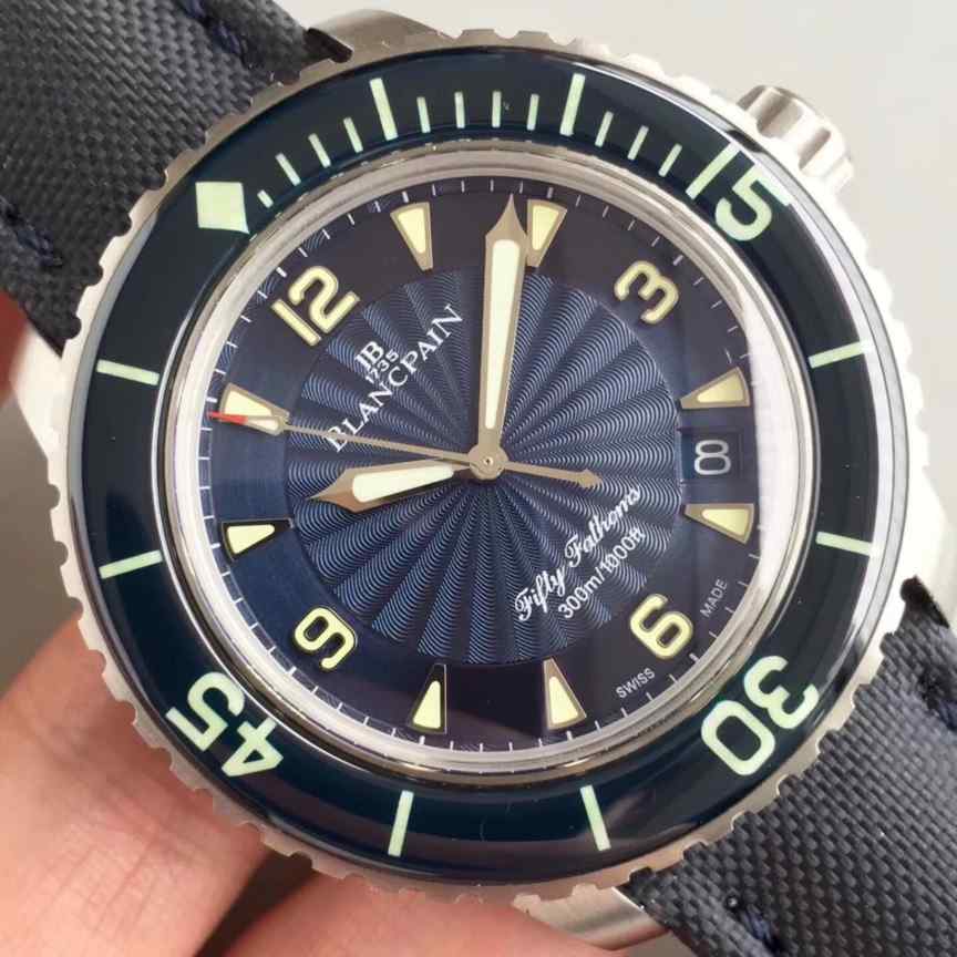 zf新宝珀五十 45mm钢带-细节图9